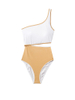 Maillot de bain sportif blanc