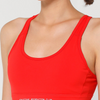 Soutien-gorge de sport rouge pour femmes