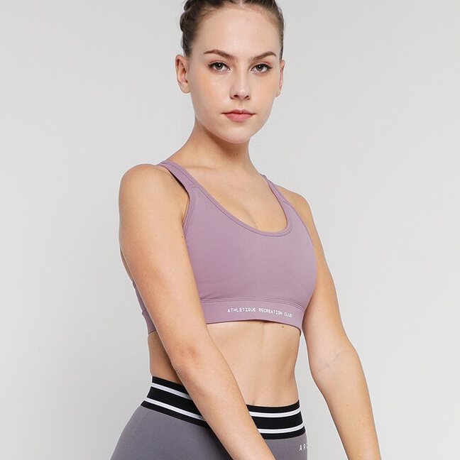 Women Purple Sports Bra