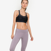 Soutien-gorge de sport femme High Crossback Noir