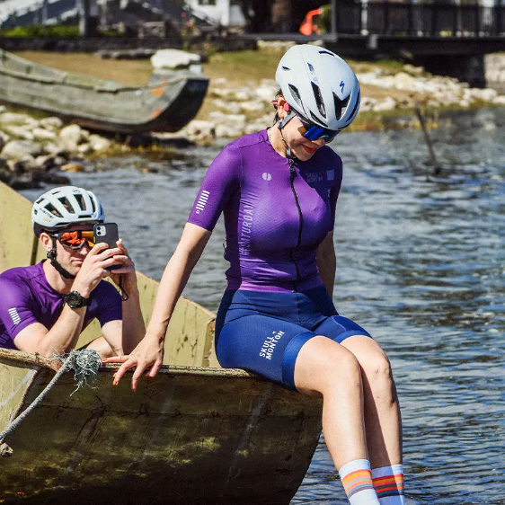 Abbigliamento da ciclismo da donna ad asciugatura rapida