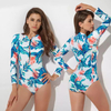 Maillots de bain une pièce des femmes de sport de dames d'impression florale