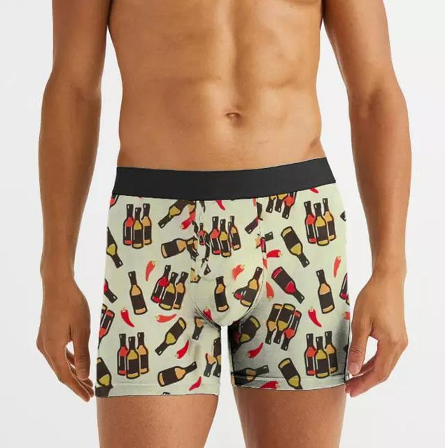 Short de boxe en coton pour hommes