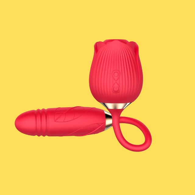 UM-BS021 The Suction ROSE Toy with Thrusting Egg