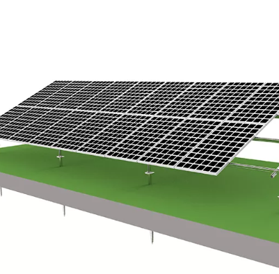 a solar panel mounting rack rak pemasangan panel surya