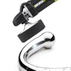 Dual-Action G-Spot Stimulator: Curved Metal Wand with Percussion Vibration for Enhanced Couple's Intimacy
