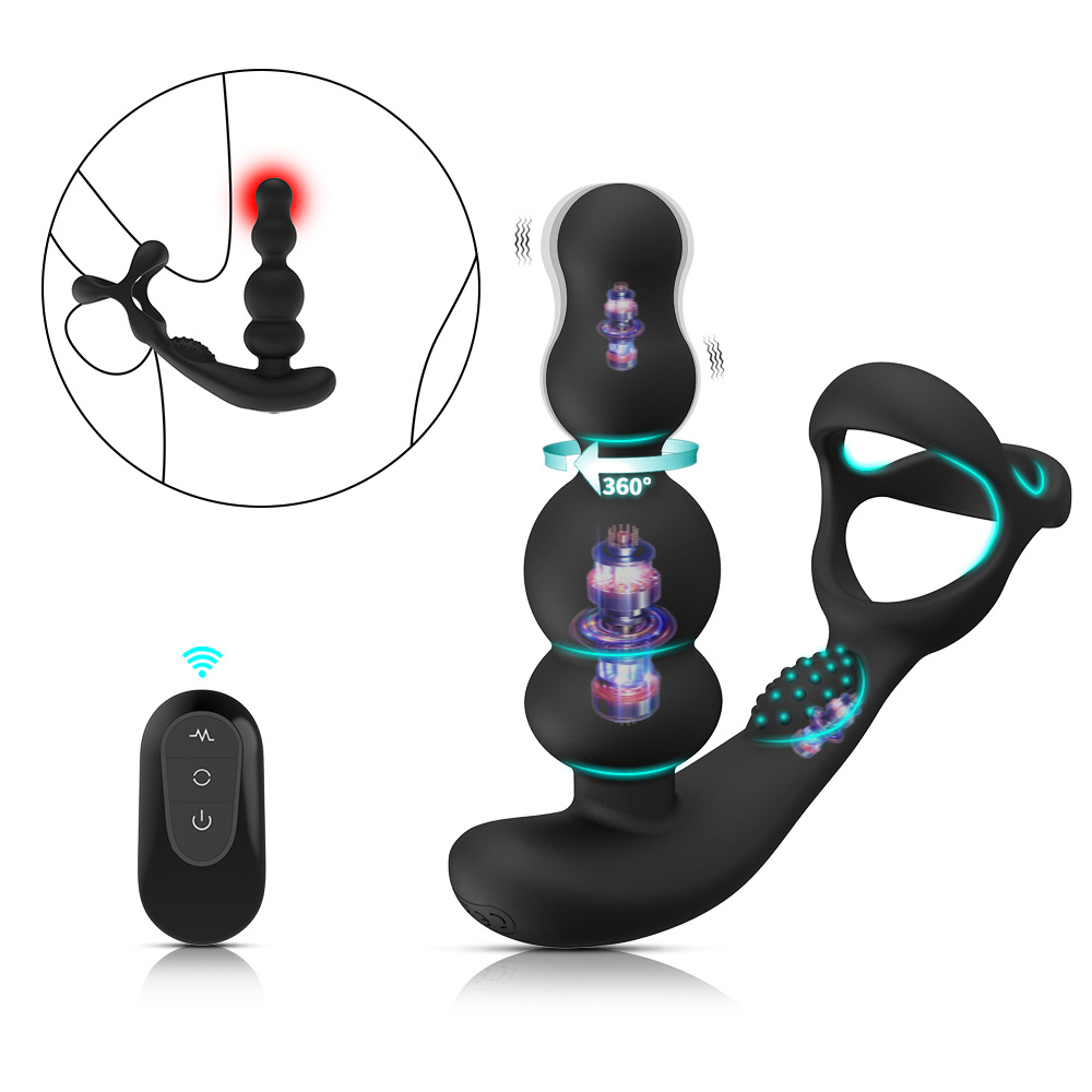 Rechargeable Silicone Cock Ring Vibrator