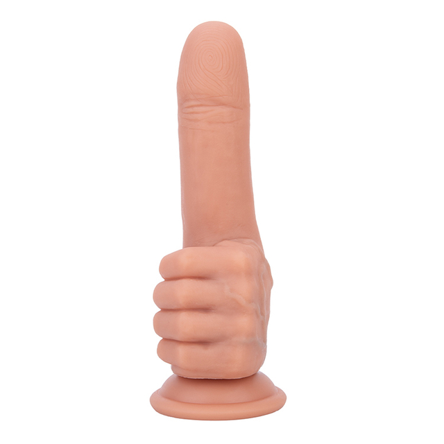 Thumb Safe Material Silicone Adult Dildo