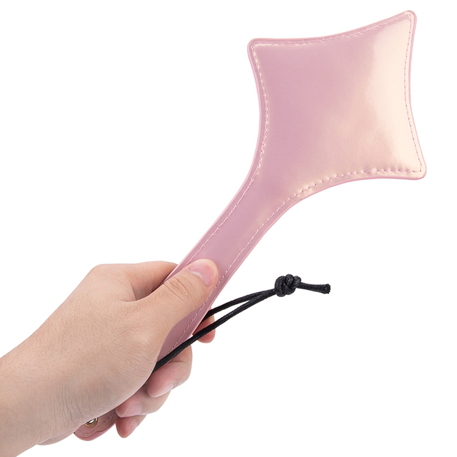 Premium Quality Fluorescence Leather Spanking Paddle for Couples Ideal Gift for SM and BDSM Roleplay