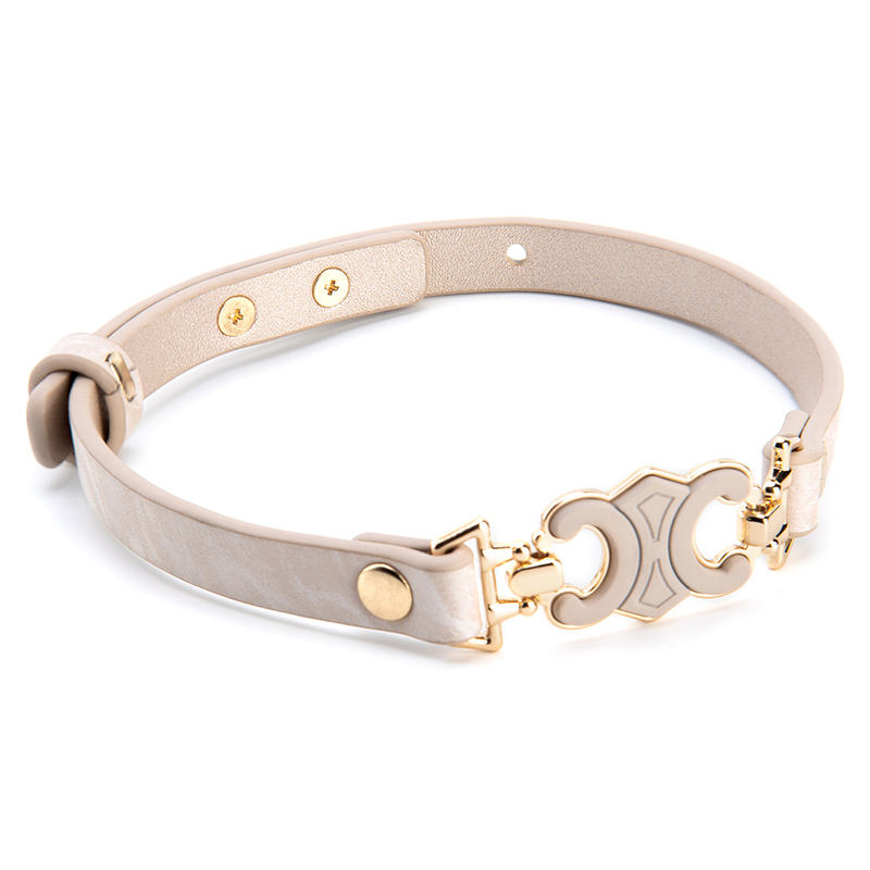 ​Leather BDSM Collar for Ownership Playful Bondage Choker to Flirt with Power Exchange​