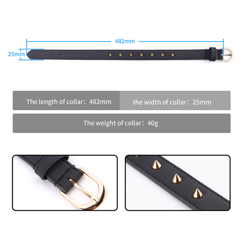 Novelty Restraint Sex Toy Set SM Slave Collar with Neck Set BDSM Bondage Kit for Couple Gothic Carnival