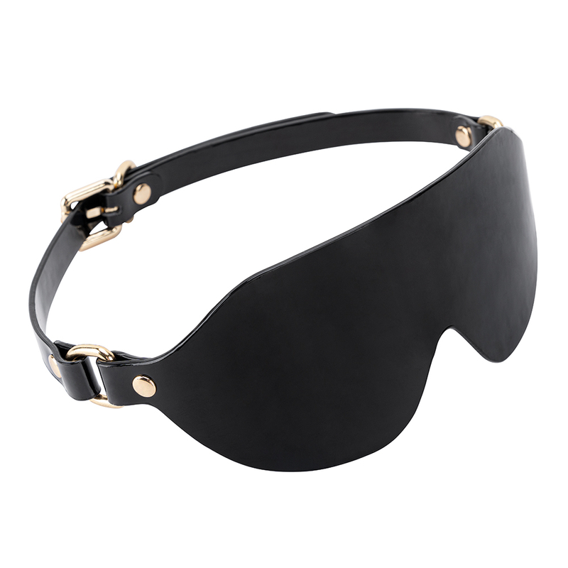 7PCS Sleek Black PU Leather Couple's Bondage Kit with Restraints for Pleasurable Adult SM Play