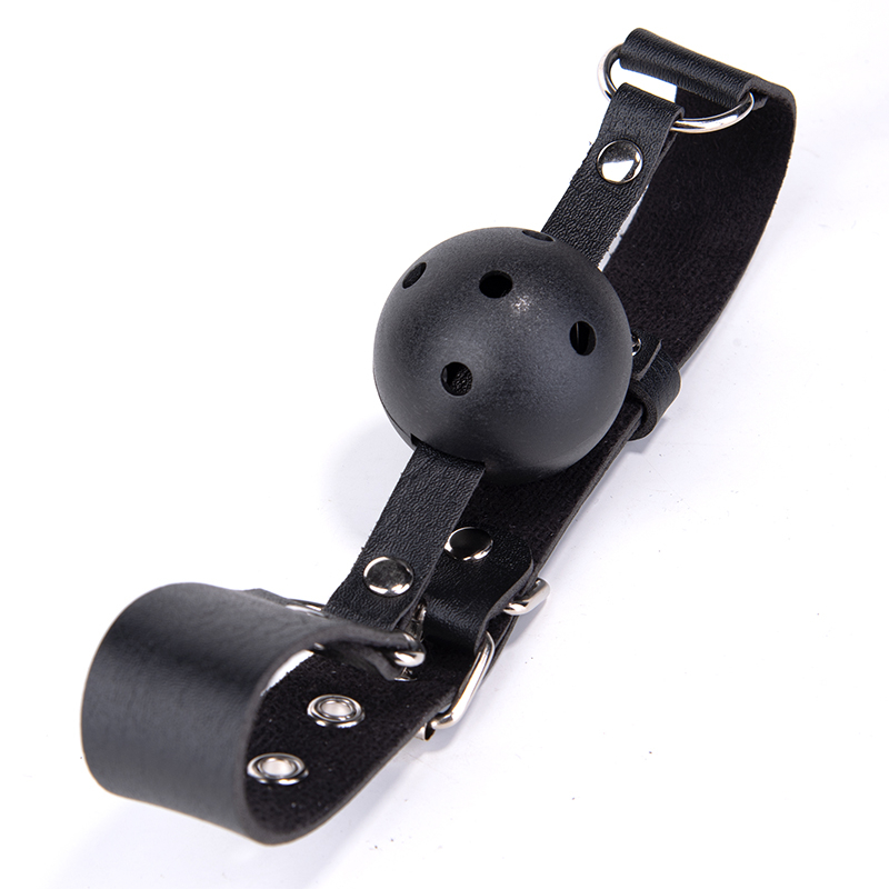 Breathable Mouth Ball Gag for Fetish Ladies Sex Toys Adjustable Silicone BDSM Bondage for Adults