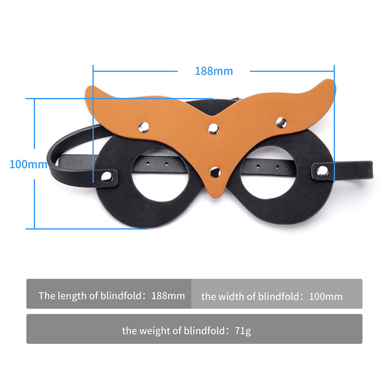 Fetish Sexy owl Blindfold for Adults Essential BDSM SM Erotic Slave Sex Eye Mask Sex Product