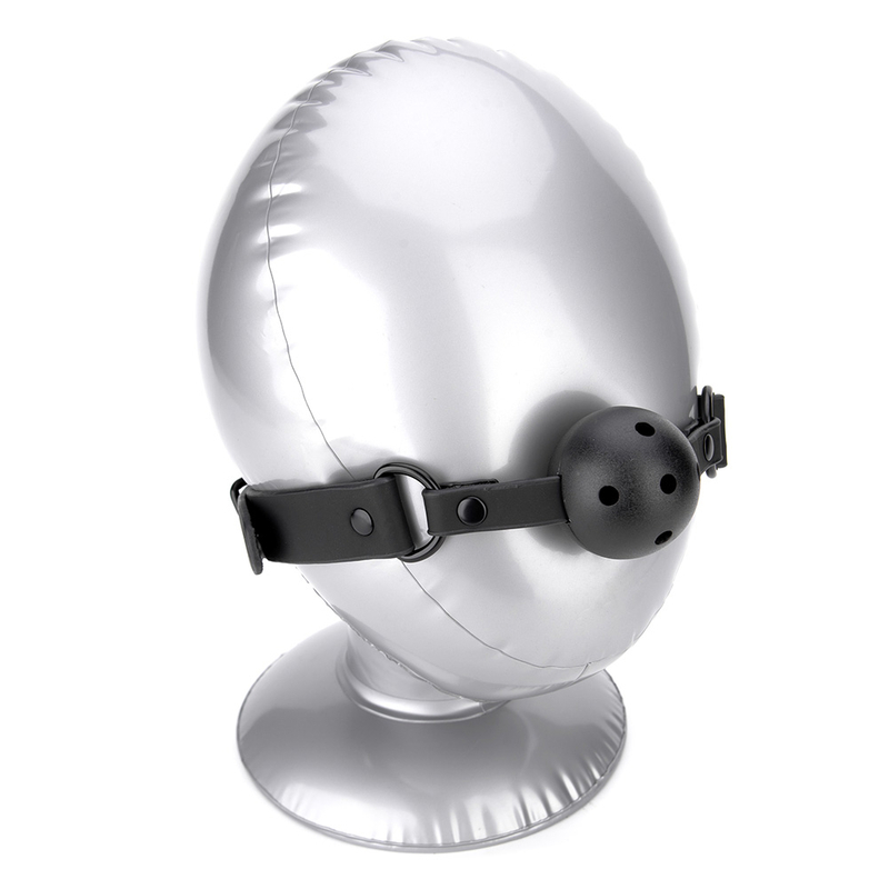 Adjustable Breathable Mouth Ball Gag Sex Toy for Fetish Ladies BDSM Bondage for Men Women Adults