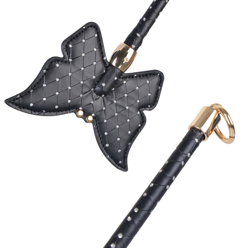 Butterfly Shaped Bdsm Bondage Spanking Paddle with Rhinestone Decoration Adult Sex Toy