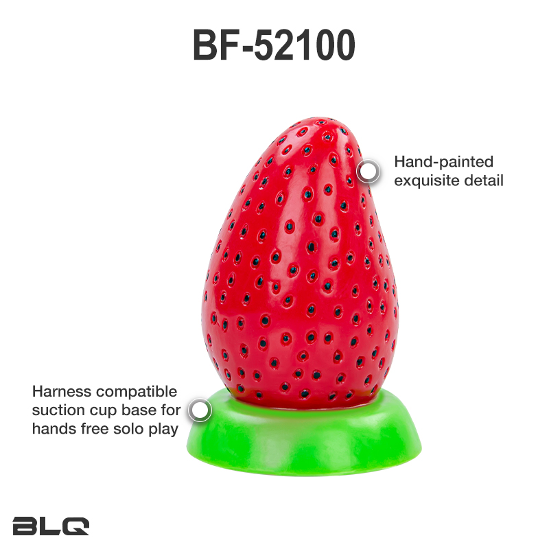 Fantasy Strawberry Silicone Dildo