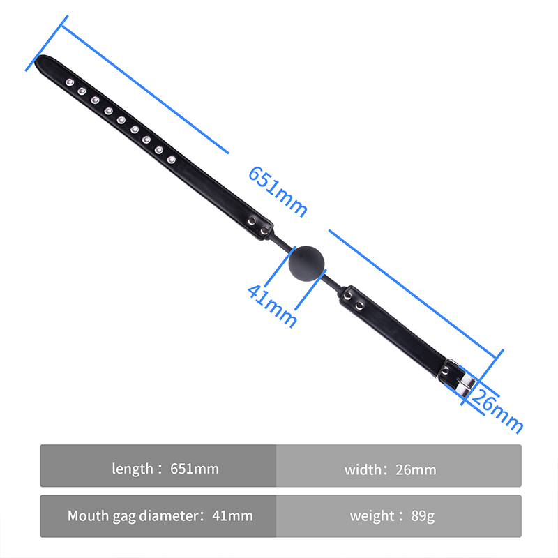 Couple silicone gag ball bdsm bondage restraints