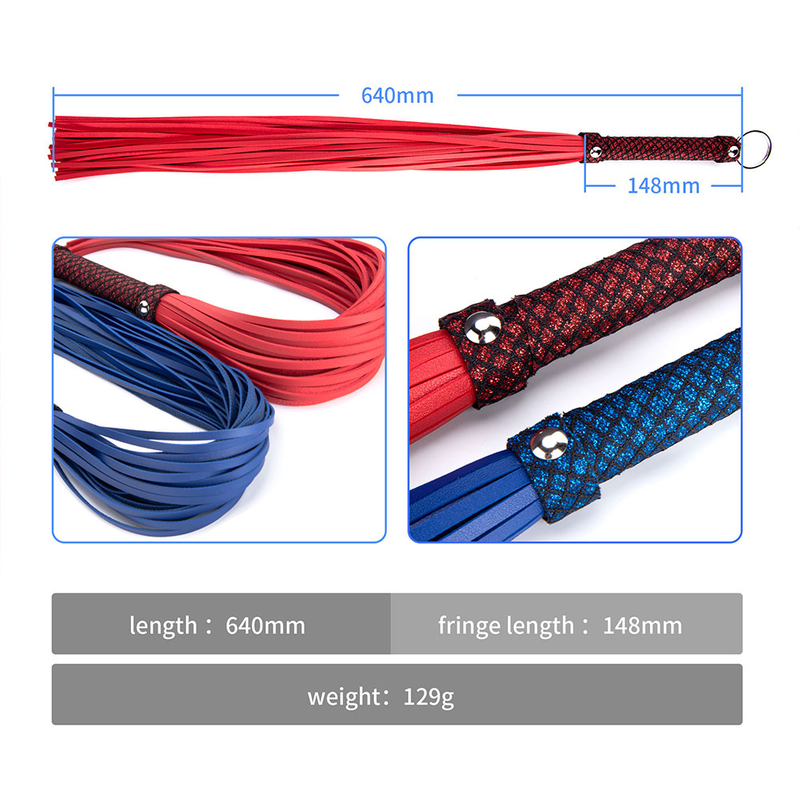 Handle Leather Whip Slave Queen Whip