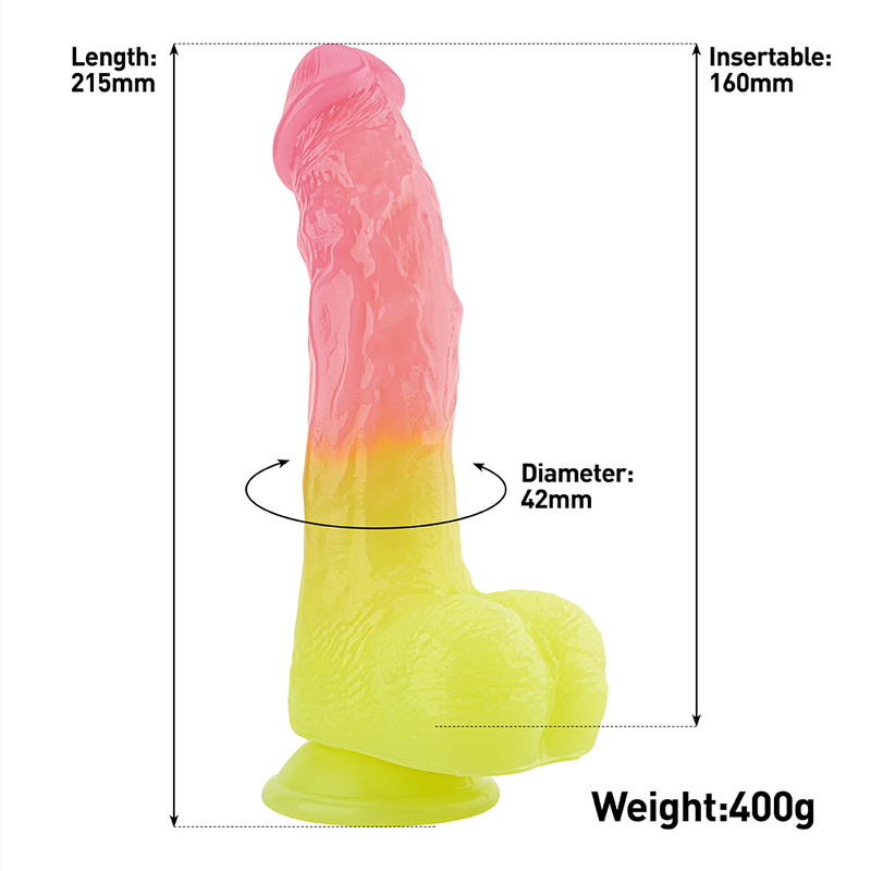 Luminous Silicone Alien Dildos Suction Cup Animal Dildo Manufacturers
