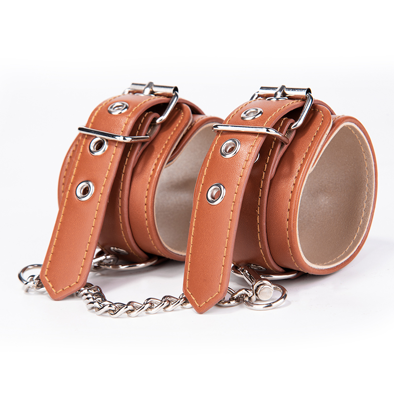 Handcuffs PU Leather Sex Hand Cuffs Adult Erotic Toys Bdsm Restraint Shackle Devices Sm Bondage Handcuff Ankle cuffs for Couple