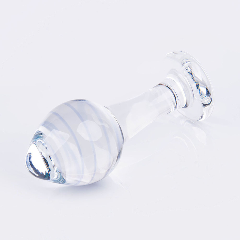 Small Adult Crystal Glass Diamond Inlaid Anus Expander Large Anal Plug