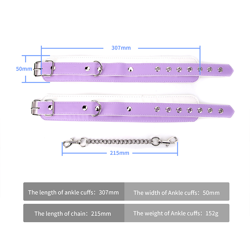 Bondage SM Handcuff and Foot ankle cuffs bracelet Restraints for Sex Games Restraint with Adjustable Buckle Style