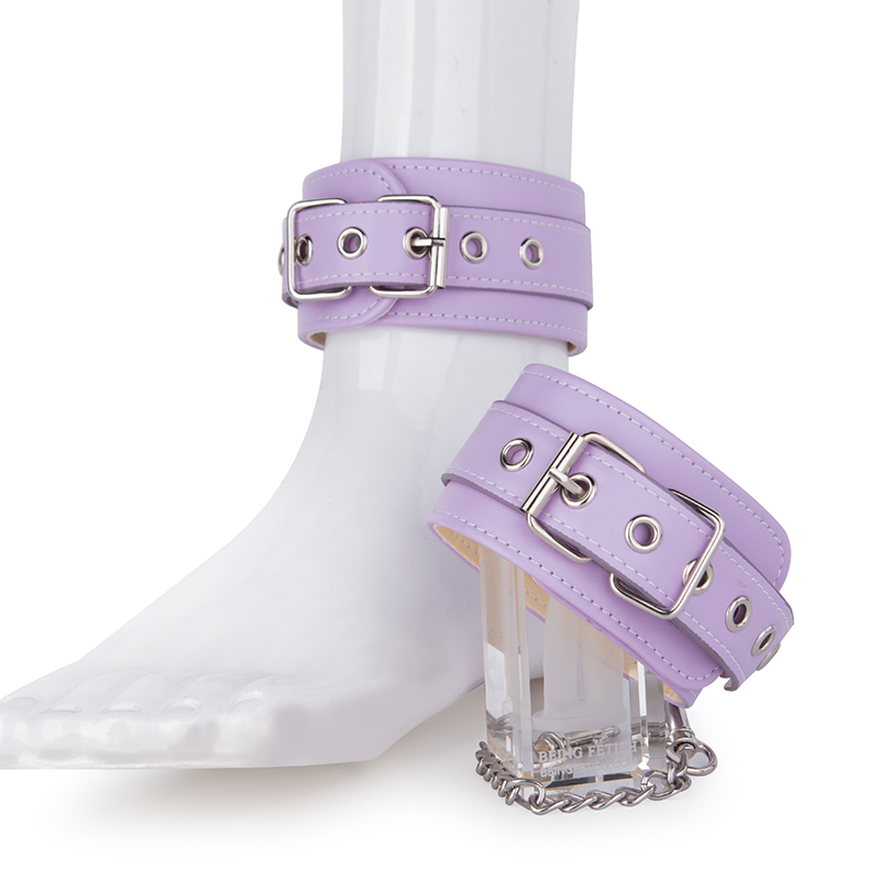 BDSM Erotic Slave PU Leather BDSM Ankle cuffs Anklecuffs Sex Game SM Products Toys