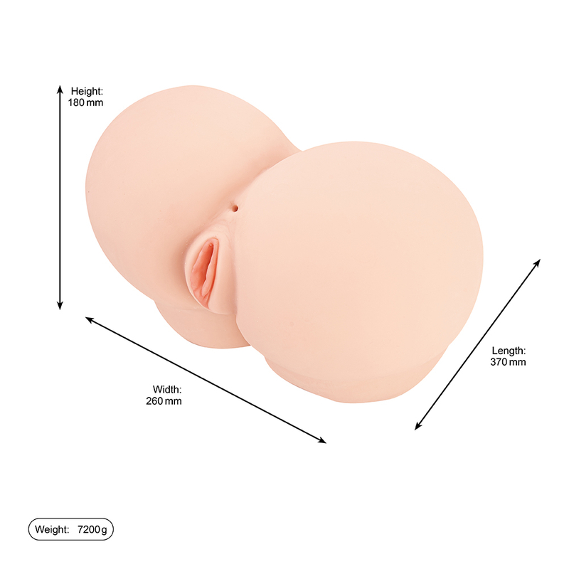 Wholesale Big Ass Doll Male Masturbation 2 In 1 Realistic Vagina Toys