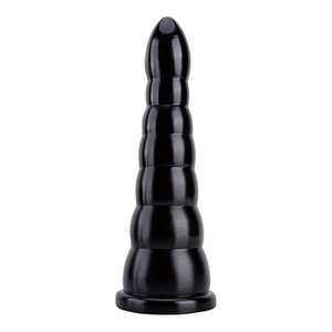 Lifelike Artificial Penis Dildo Big Soft Black Flesh Design with PVC Anal Plug for Women