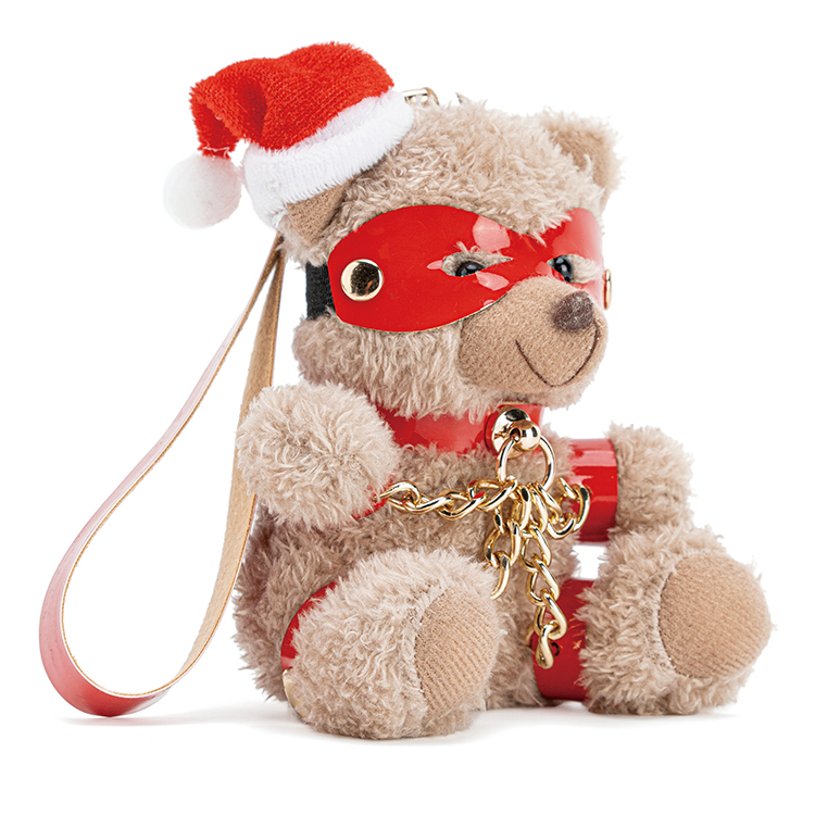Kink Slave Bear Adult Sex Toys Key Chain PU Leather