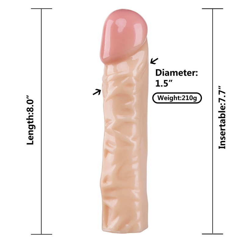 Huge Anal Plug PVC Suction Cup Black Dildos