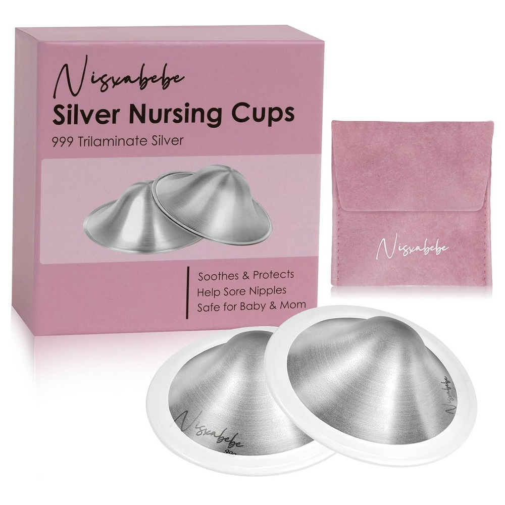 silver nipple cups