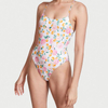 Maillot de bain lisse imprimé coloré