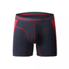 Man Cotton Breathable Spliced Two Color Boxer Shorts