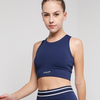 Soutien-gorge court actif respirant pour femmes