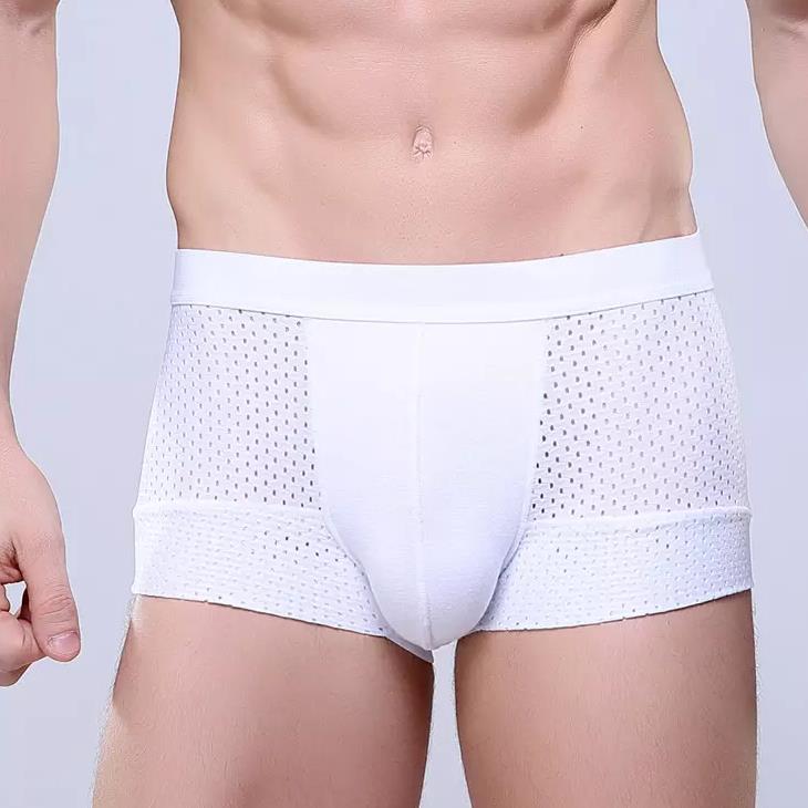 Hollow Breathable Boxer Shorts for Men