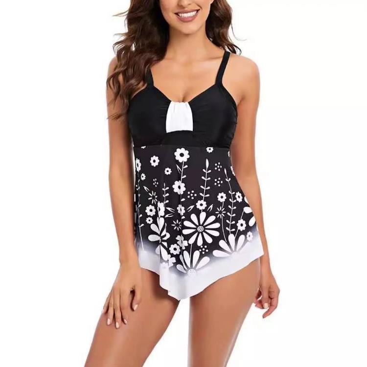 Tankini avec jupe pour femmes