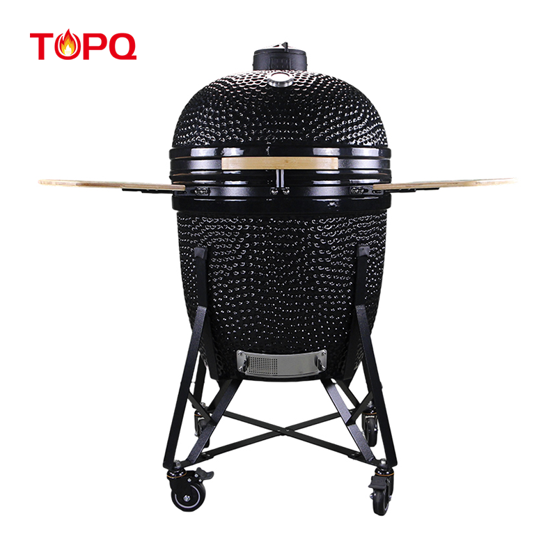 Configuration du gril Kamado XX-Large pour les longues cuissons