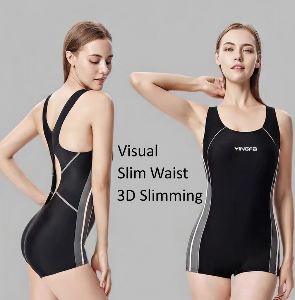 beginner tank one piece swimsuit slimming design
