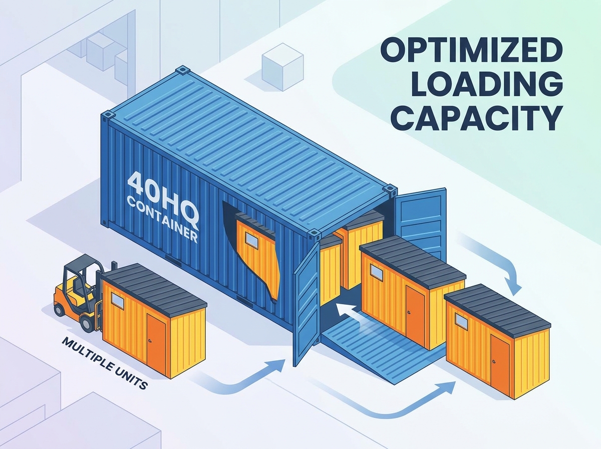 Optimierung der Containerbeladung im Lagerschuppen