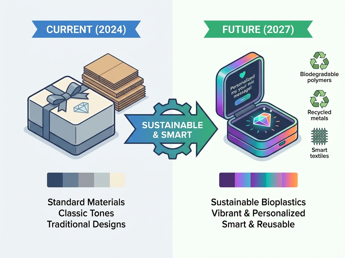 Tendenze del packaging per gioielli 2027