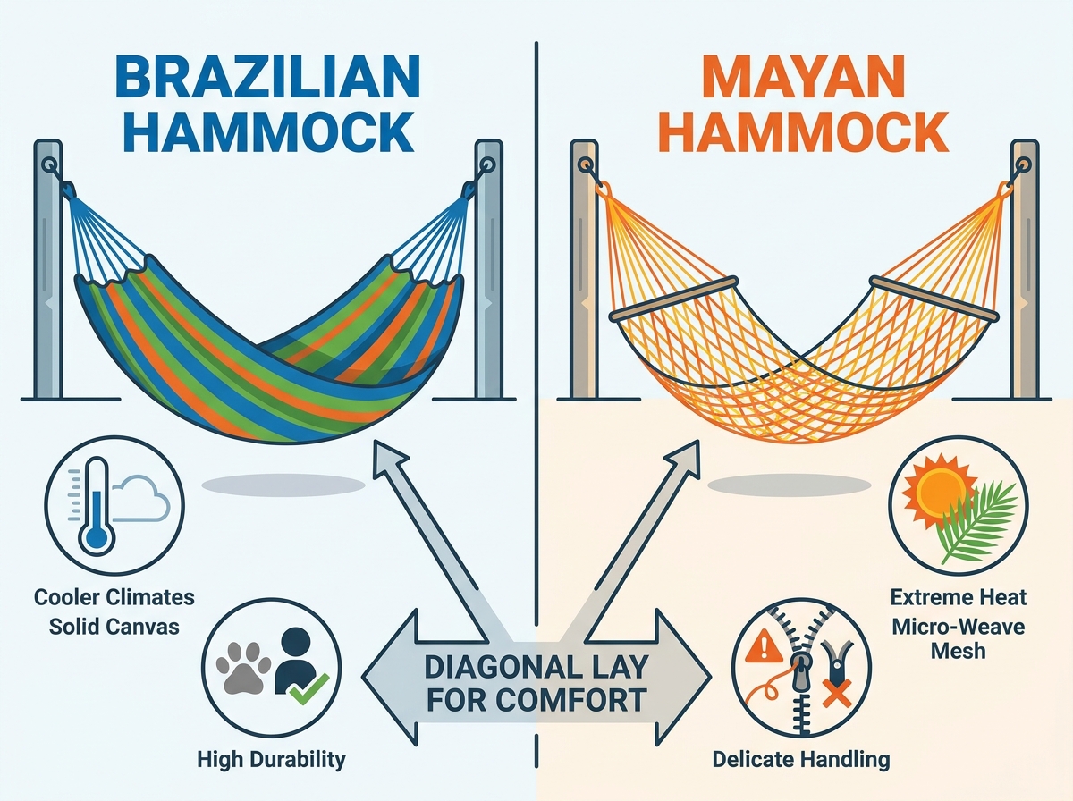 Brazilsk&aacute; dvojit&aacute; houpac&iacute; s&iacute;ť vs maysk&aacute; houpac&iacute; s&iacute;ť a struktur&aacute;ln&iacute; srovn&aacute;n&iacute;