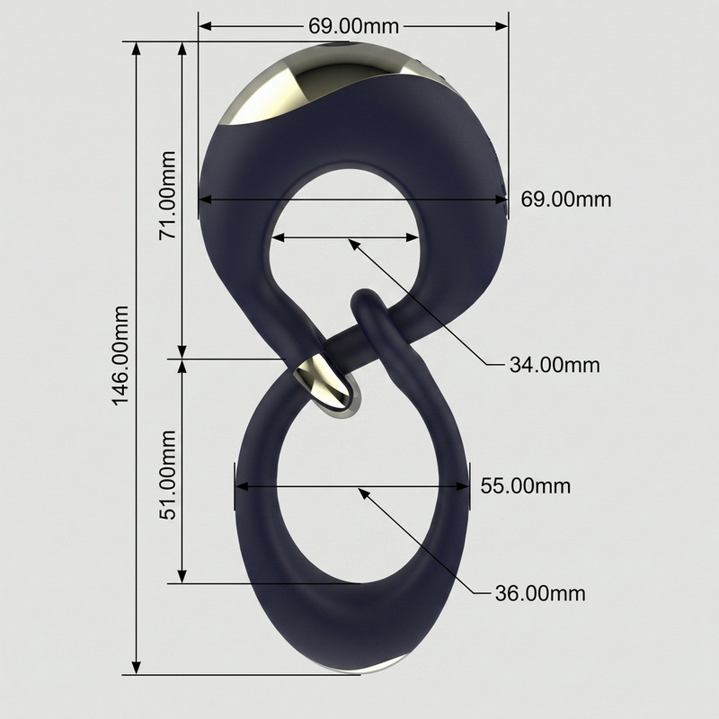 Infinite Pleasure Vibrating Cock Ring