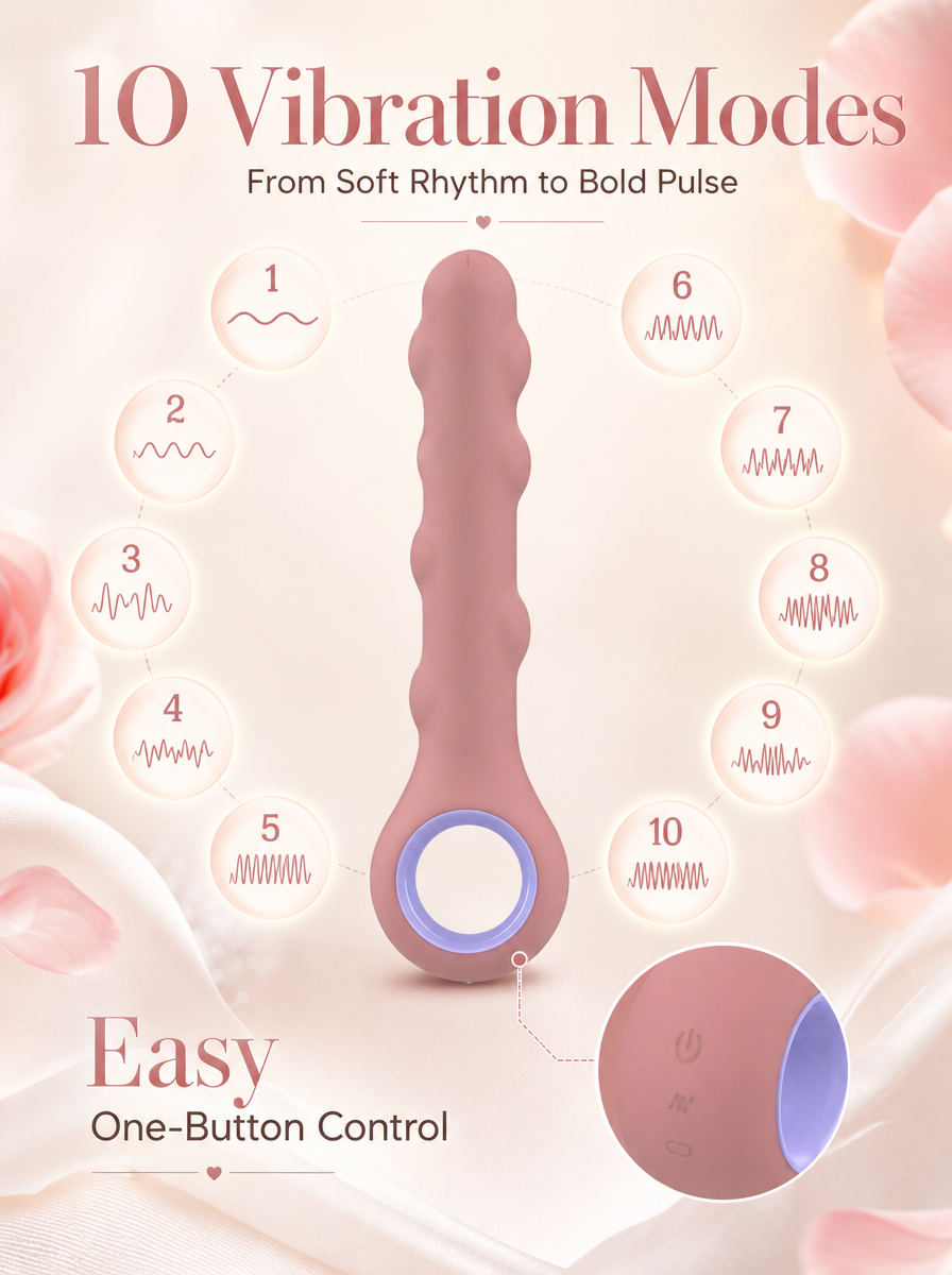 Vibrating Pandora's Key Couples,Lovers Tide Blowing