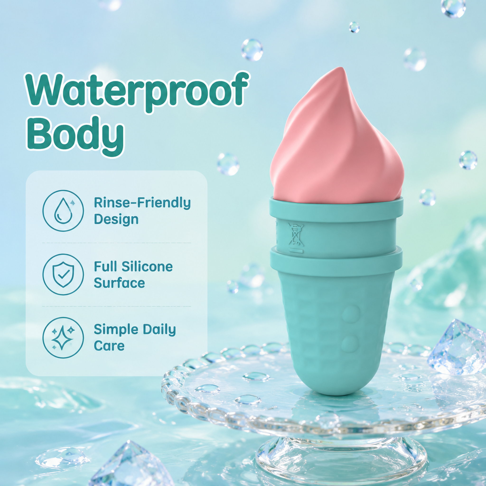 Ice Cream Vibrator, Pocket Vibrator, Hidden Adult Toy