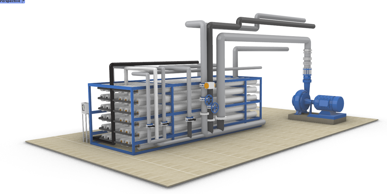 reverse osmosis system نظام التناضح العكسي