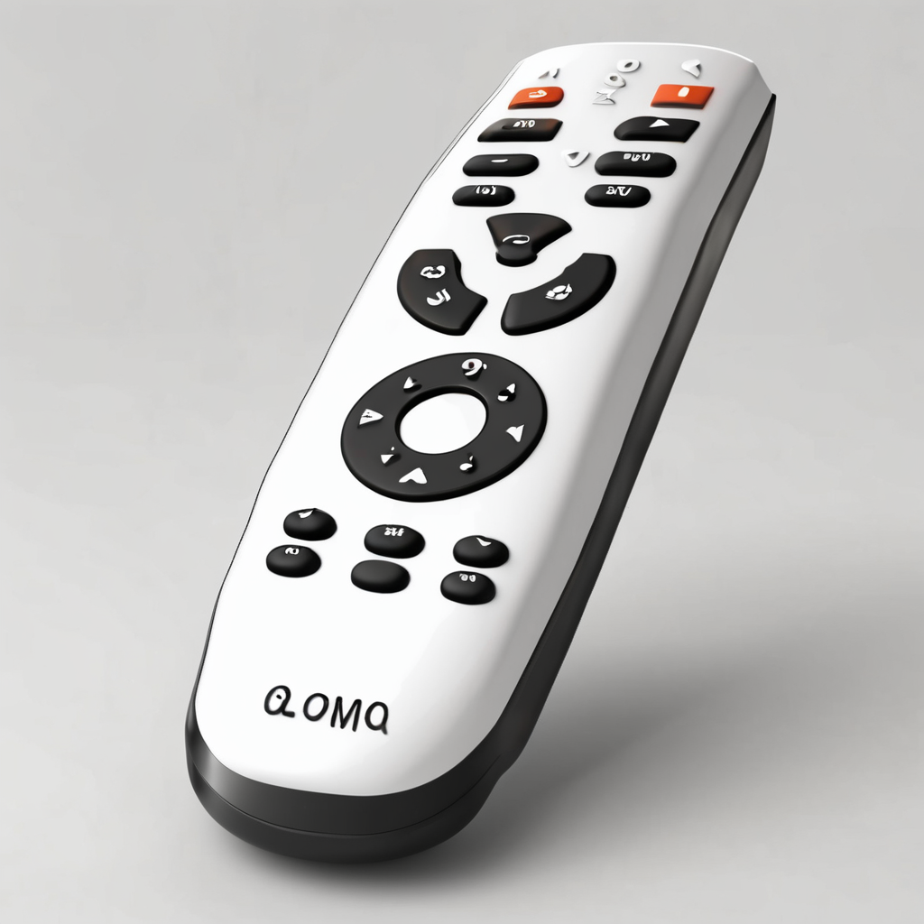 Parte in plastica del telecomando della TV