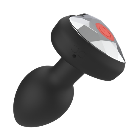 Plug anal vibrat&oacute;rio ilumina brinquedos sexuais anais