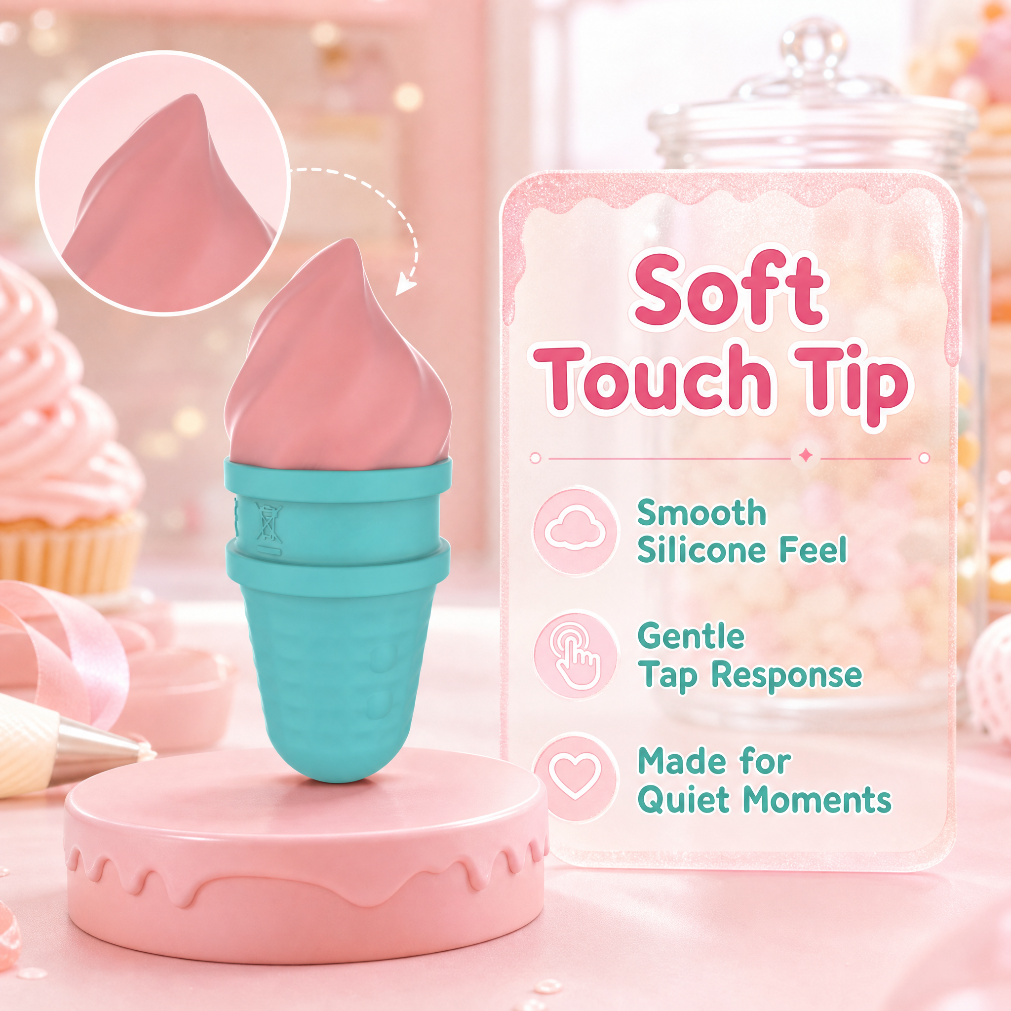 Ice Cream Vibrator, Pocket Vibrator, Hidden Adult Toy